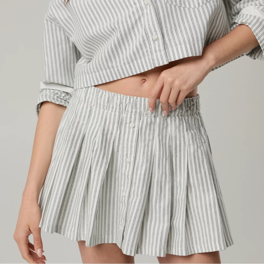 OFFLINE By Aerie•Oxford Mini Skirt•Size XS•NWT